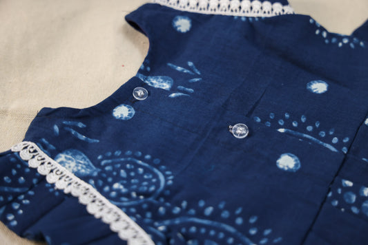 Indigo Cotton Frock