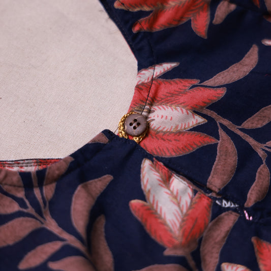 Blue Colour Cotton Co-ord set