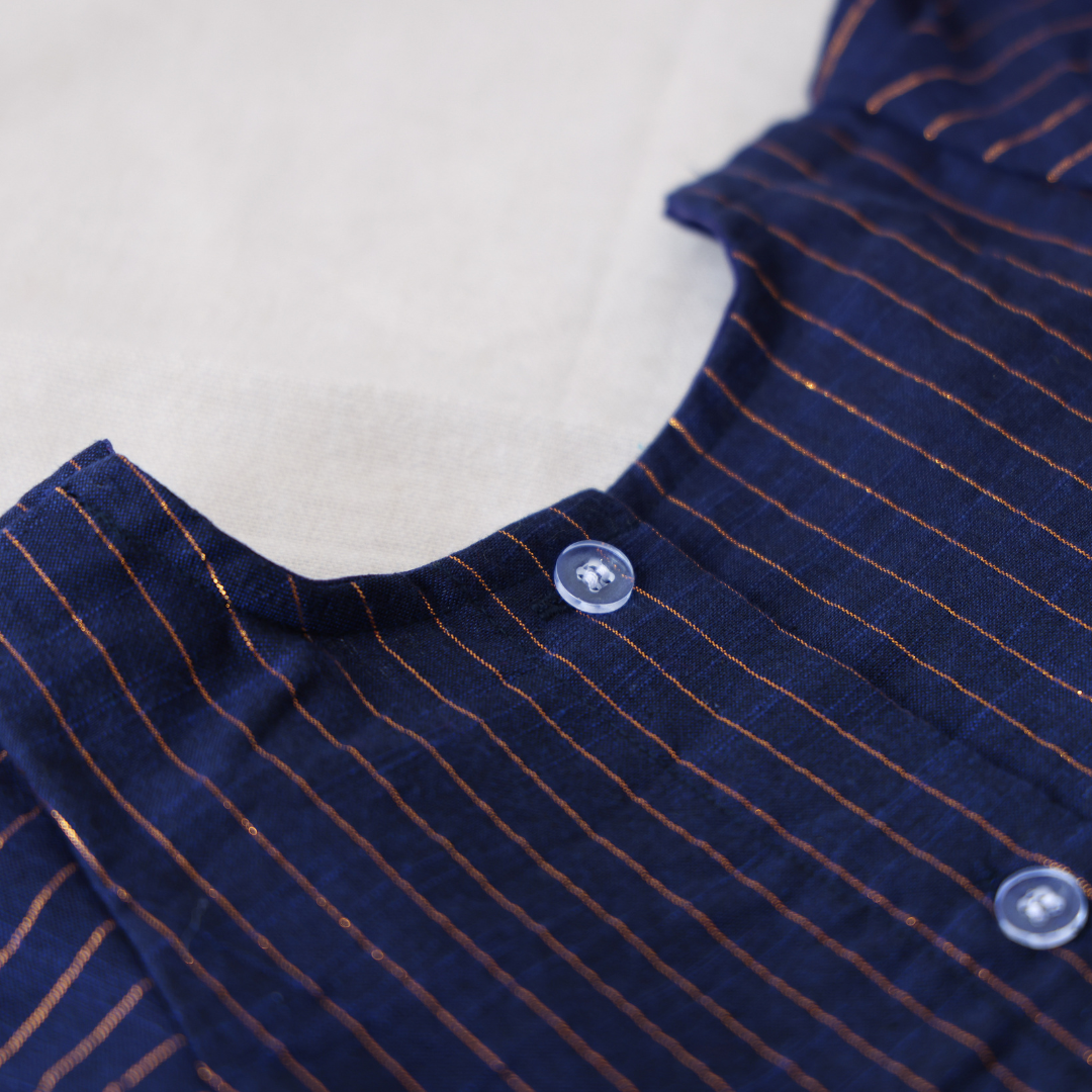 Blue-Green Cotton Frock