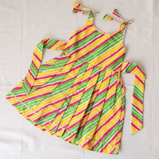 Shoulder Knot Leheriyu Print