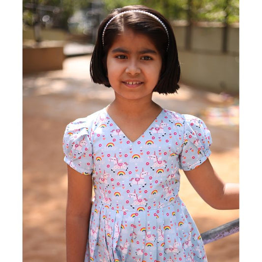 Unicorn Dream Cotton Frock