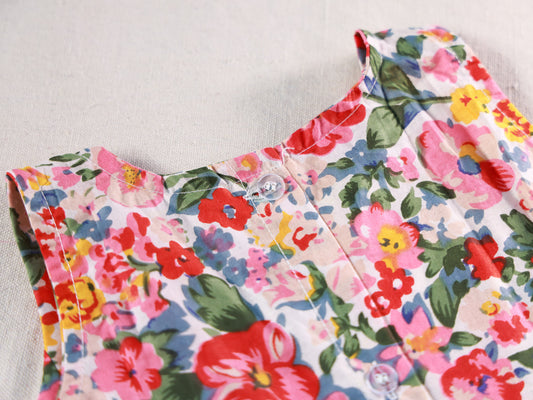 Red Floral Summer Frock