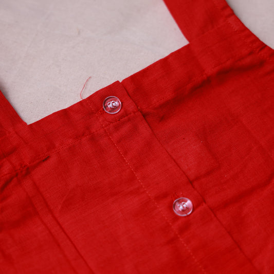 Red Colour Border Co-ord set