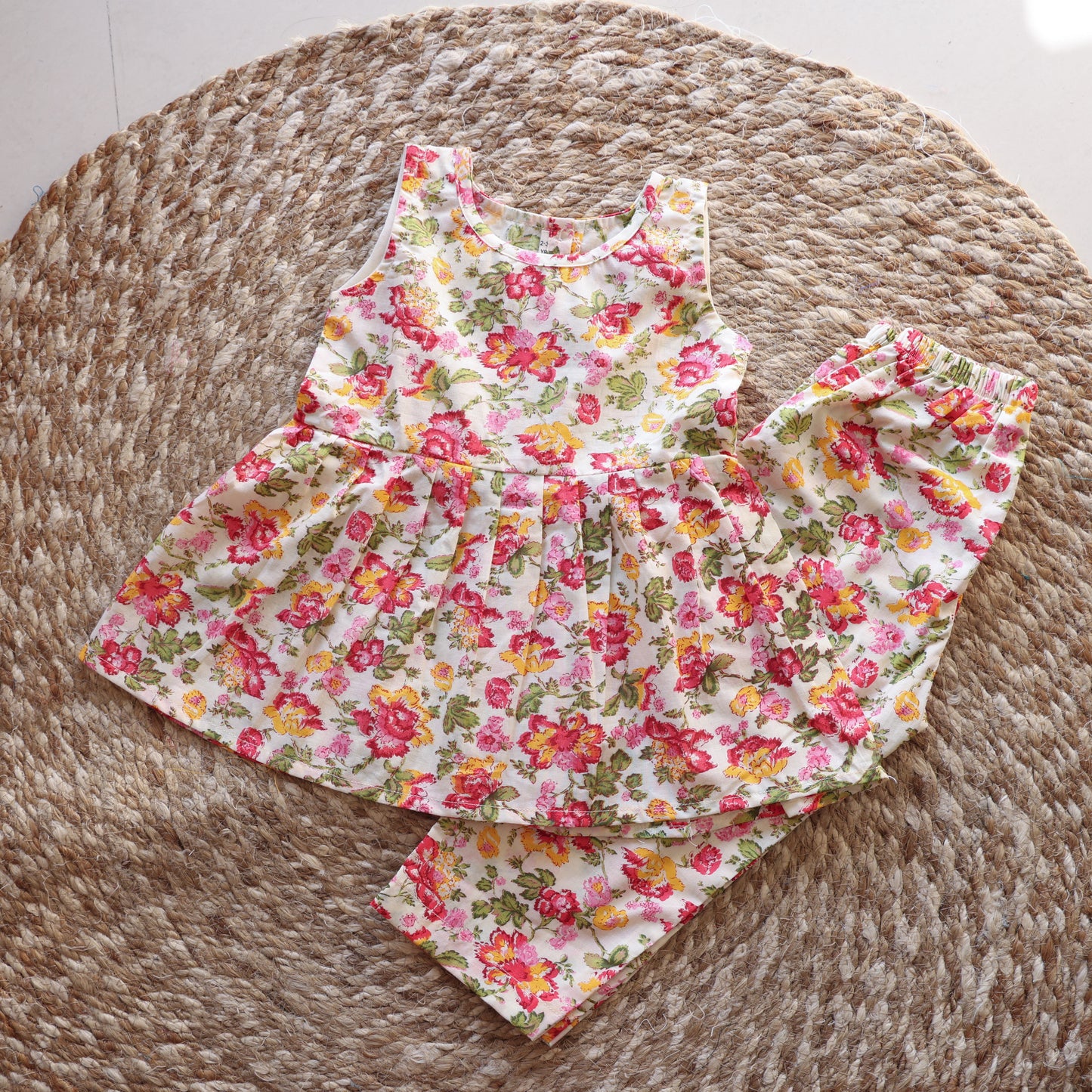 Floral Off-white Co-ord Set