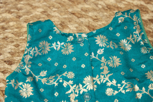 Yellow-Rama Green Parkar Polka