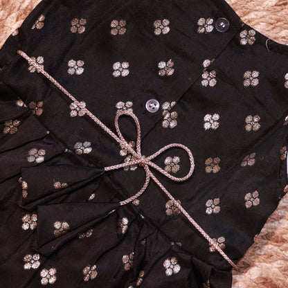 Black Silk Co-Ord Set