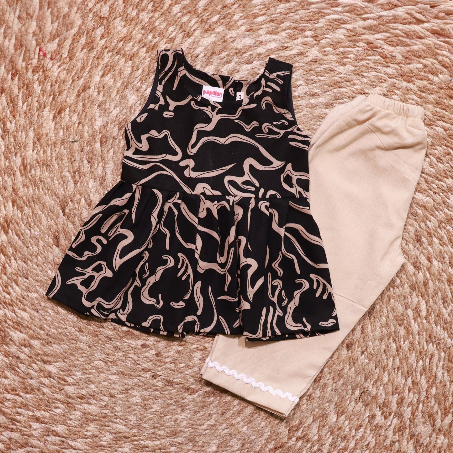Black Cotton Co-Ord