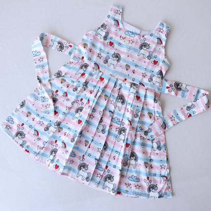 Unicorn Print Cotton Frock