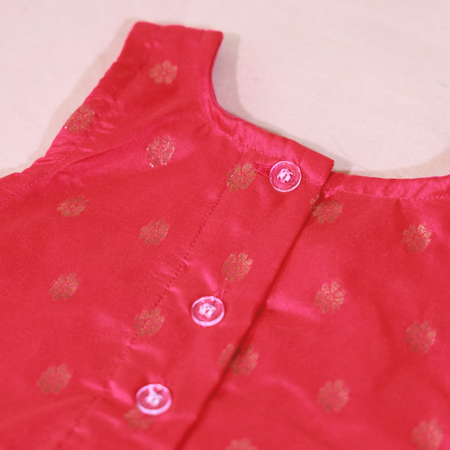 Rani Pink Color Paithani Co-ord Set