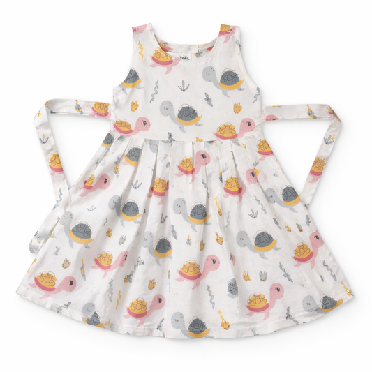 Off-white Torties Print Cotton Frock