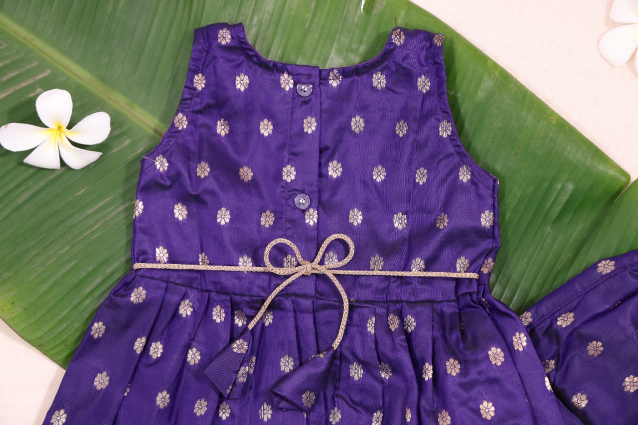 Purple Paithani Border Co-ord Set
