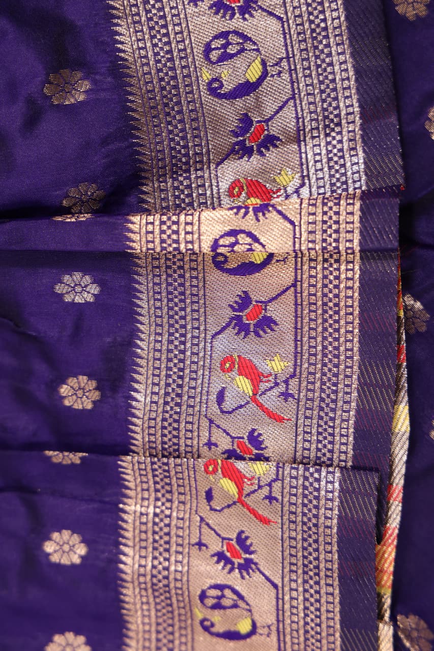 Purple Paithani Border Co-ord Set