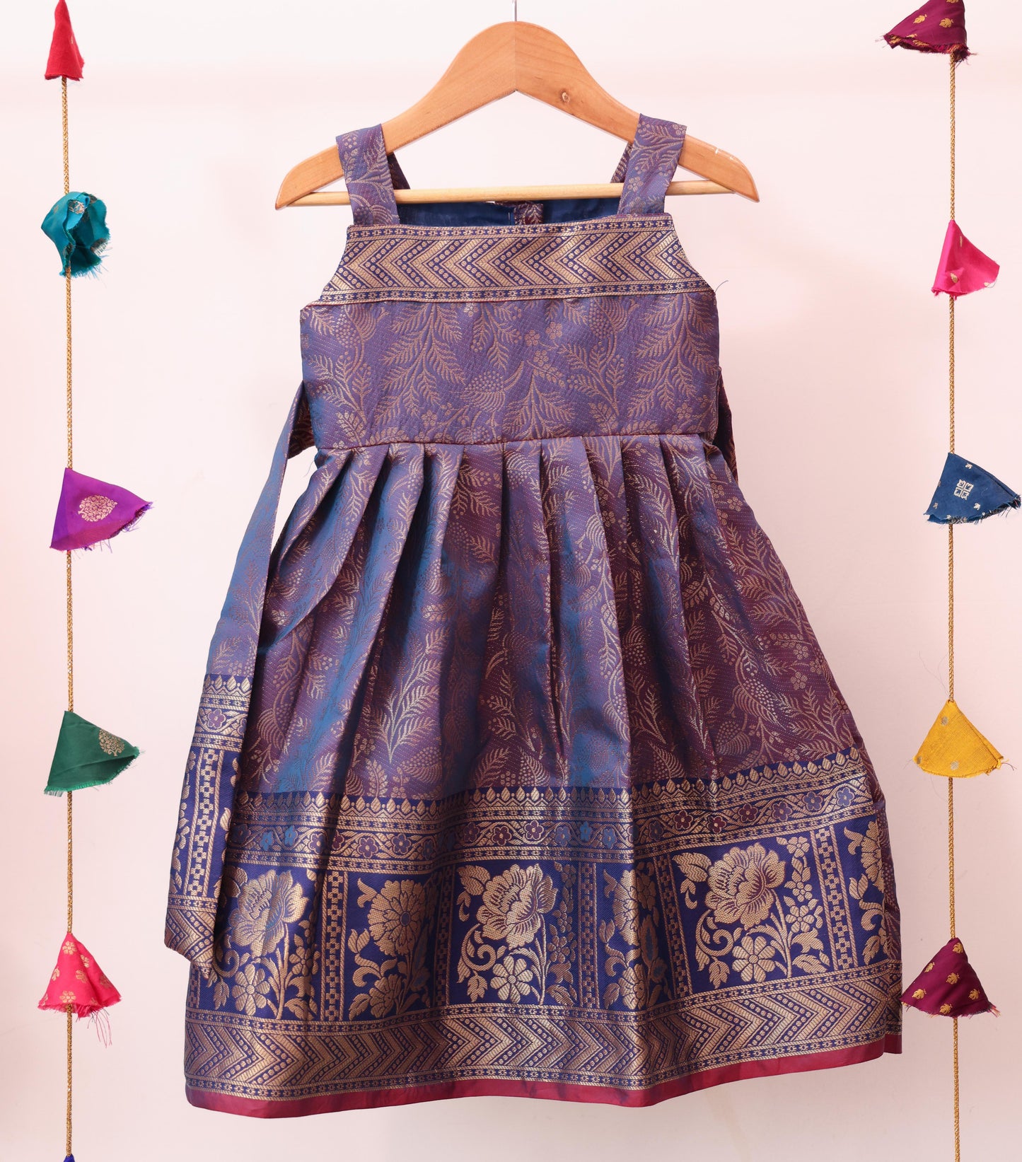 Blueish Grey Long Frock