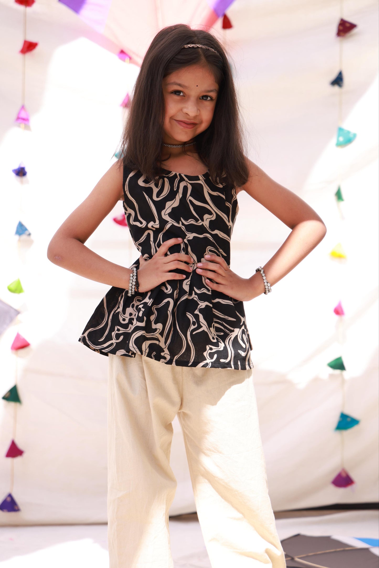 Black Cotton Co-Ord
