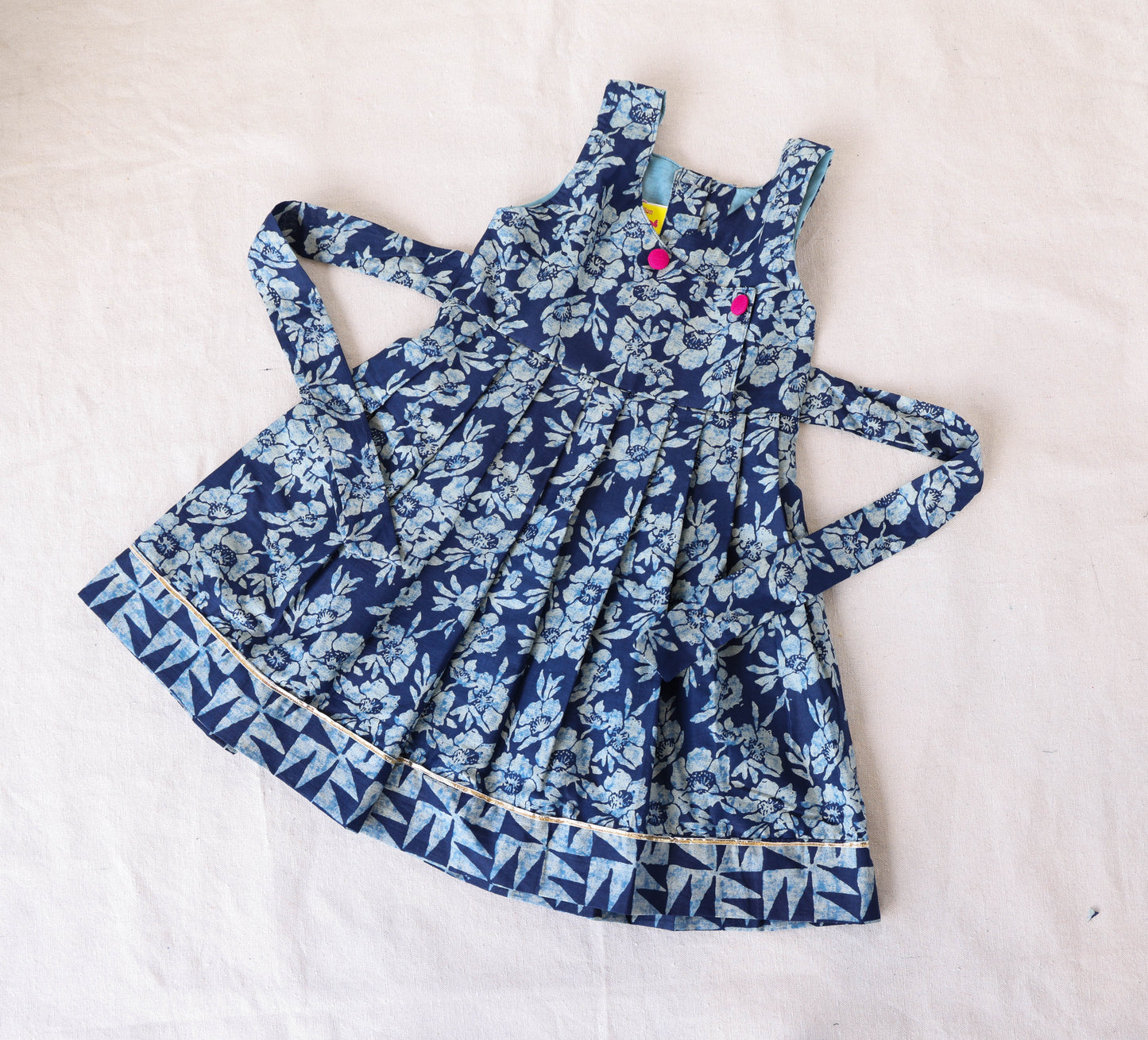 Indigo Print Cotton Frock
