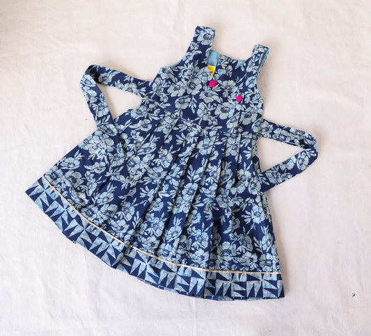 Indigo Print Cotton Frock
