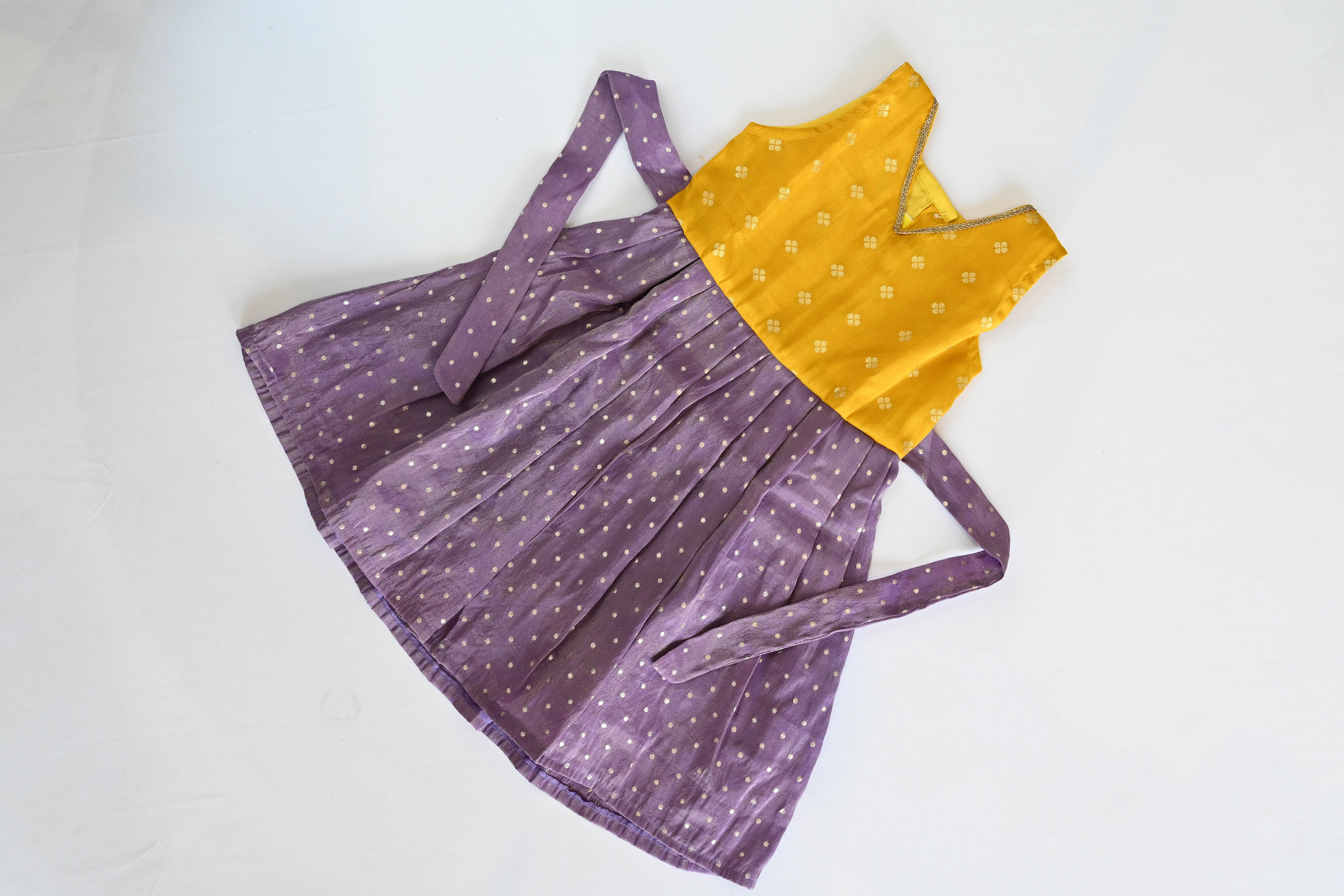 Lavender Silk Frock