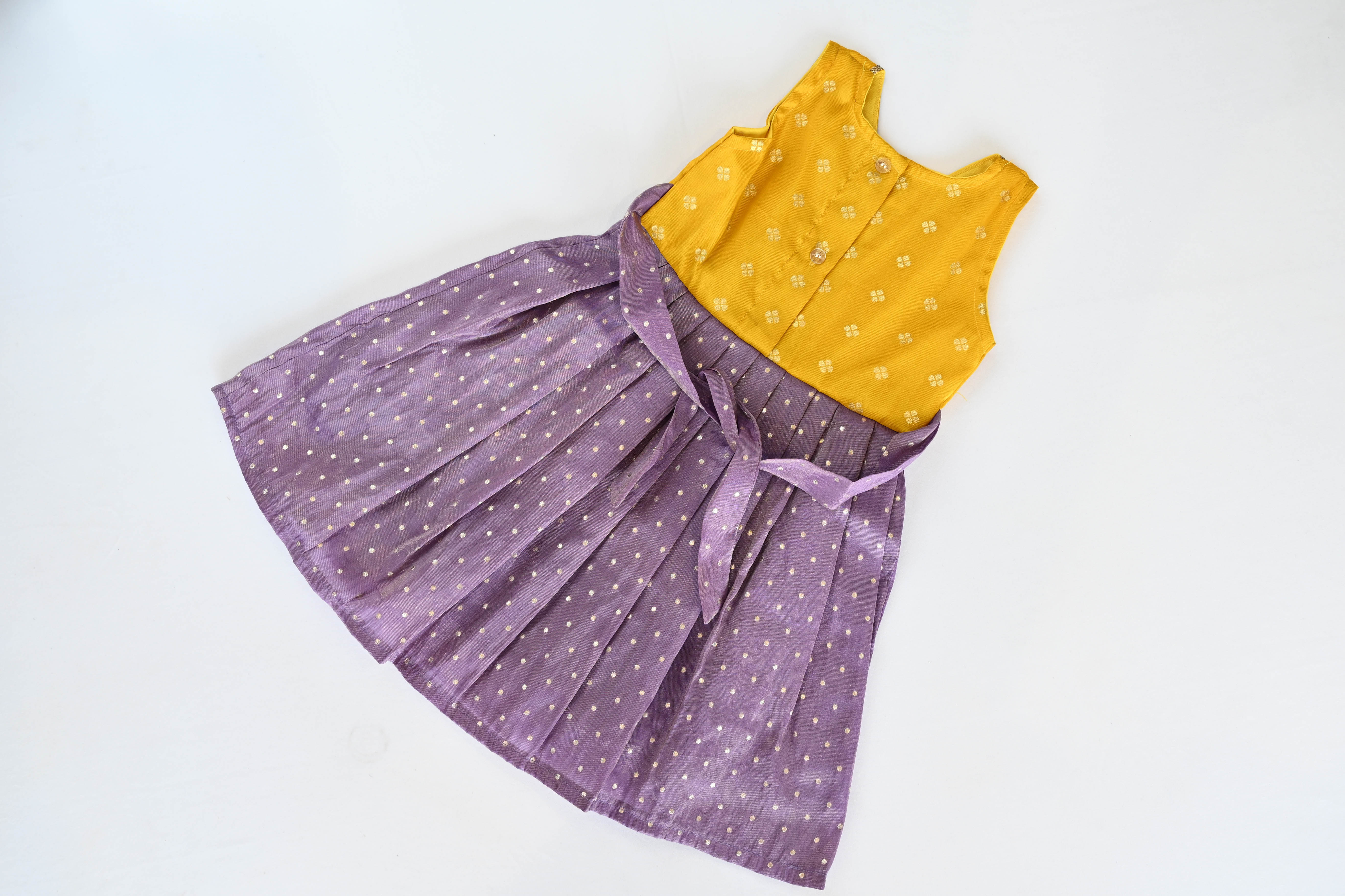 Lavender Silk Frock